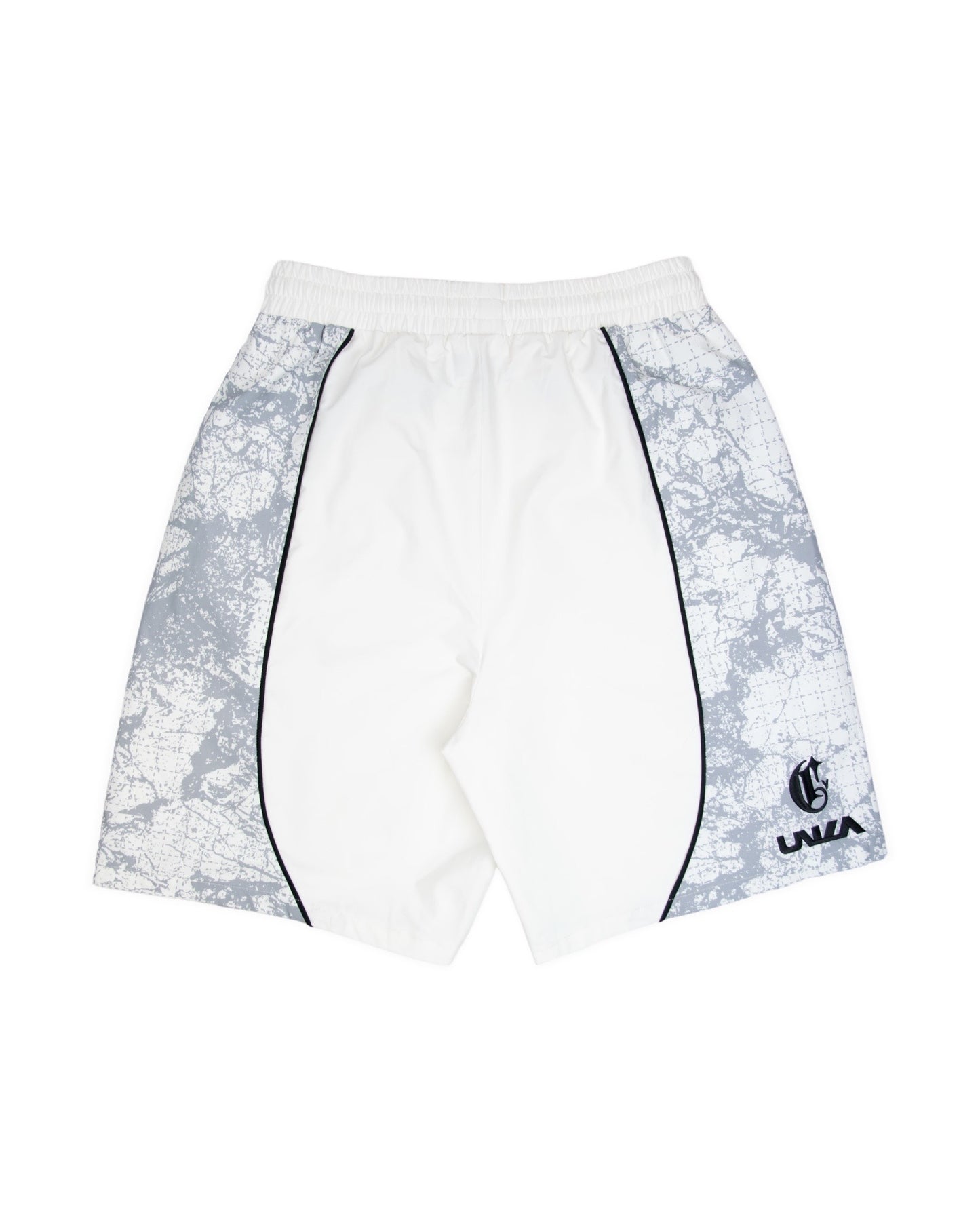 UNIA x CORVIDAE Shell Shorts White