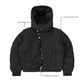 Matte Black Embossed Puffer