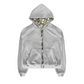Sun Faded Script Reversible Hoodie Grey