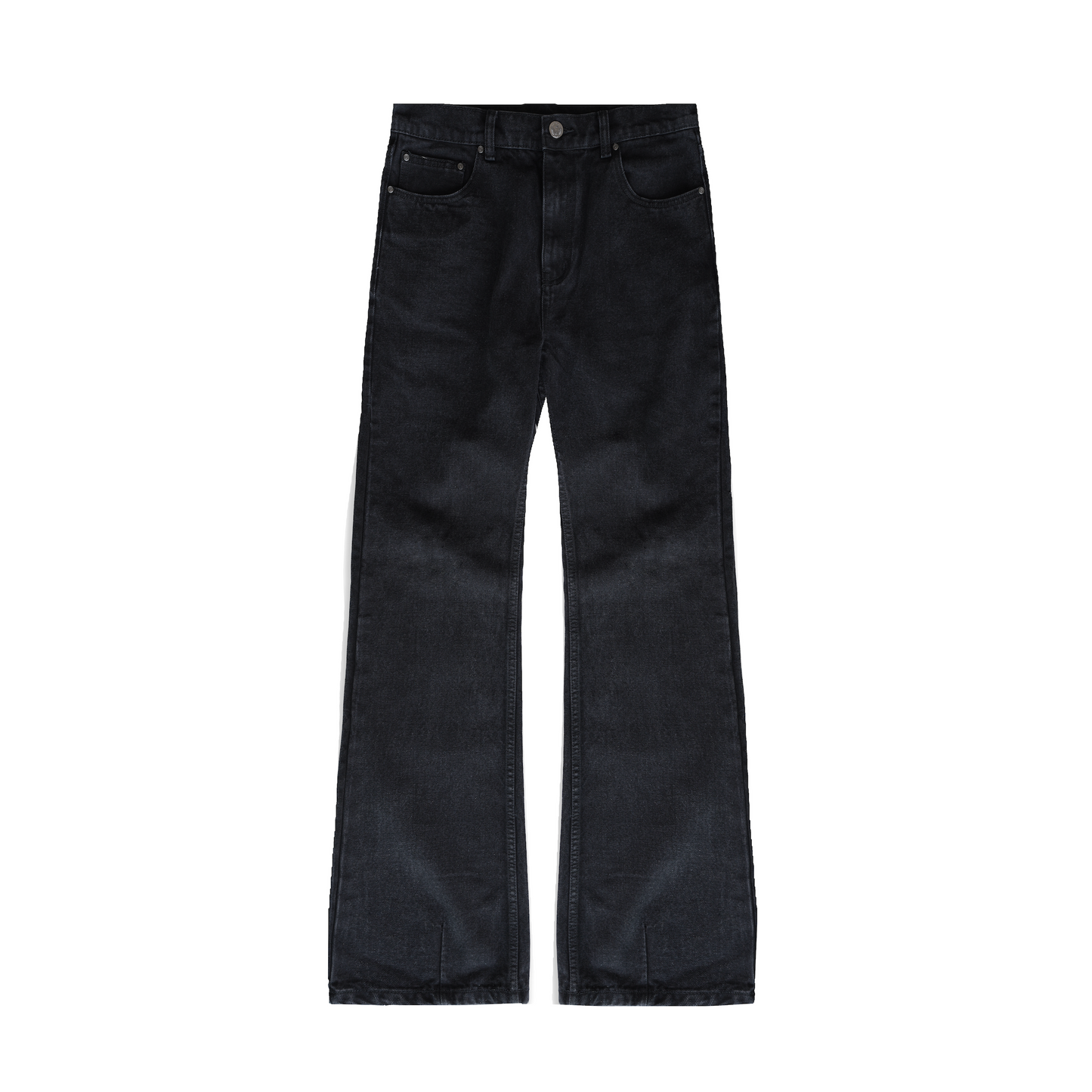 HEAVY BLACK BOOTCUT JEANS