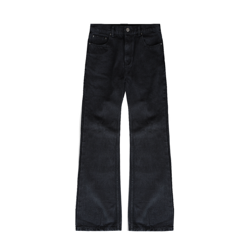 HEAVY BLACK BOOTCUT JEANS