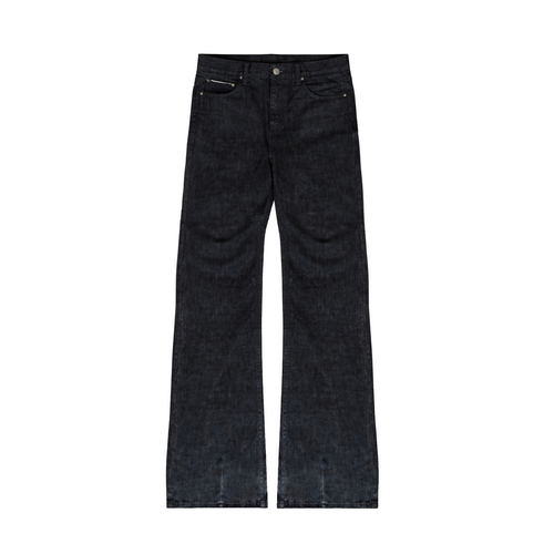 RAW DENIM STRAIGHT LEG JEANS