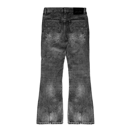 GREY TONAL GREY BOOTCUT DENIM