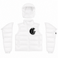 Shiny White Technical Jacket